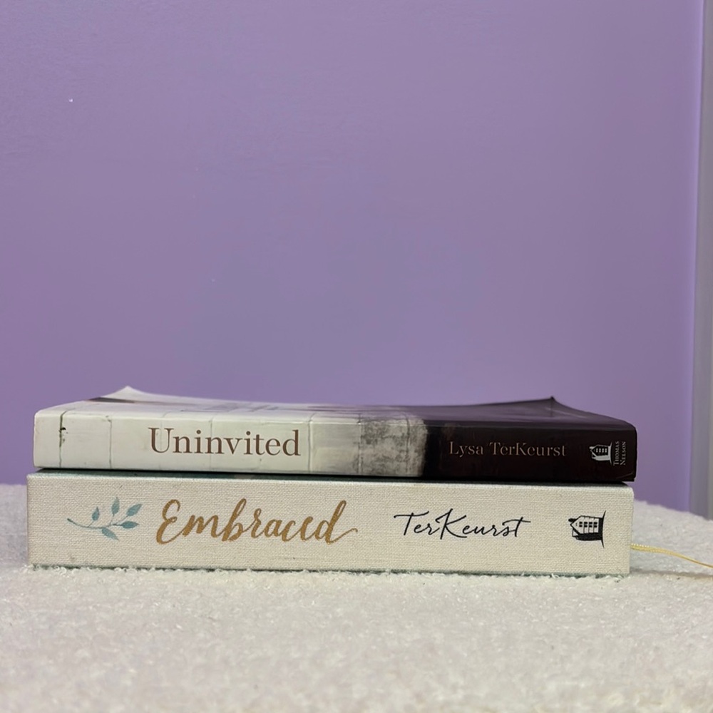 Lysa TerKeurst 100 Devotions & Uninvited Book Bundle